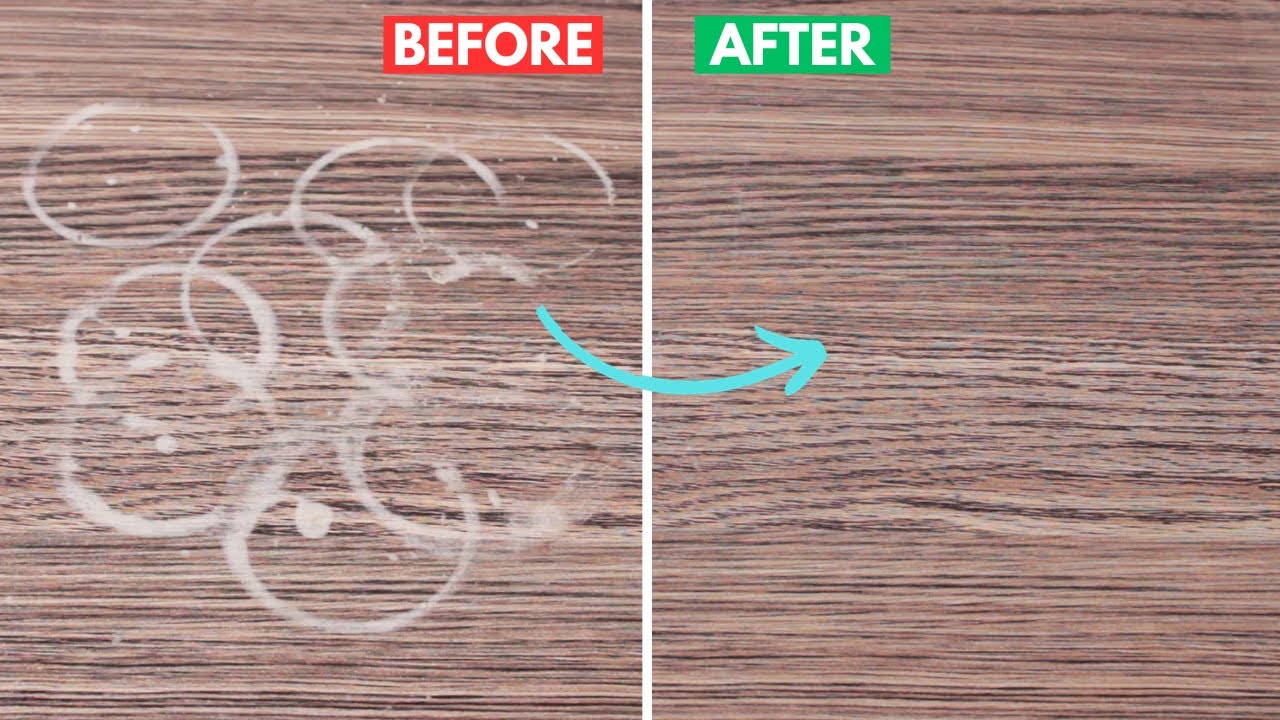 How to Remove Water Stains from Wood (Quick & Easy) Dark Stain