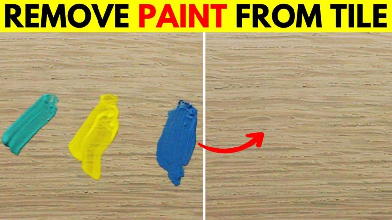 3 Best Ways to Remove Paint from Tiles