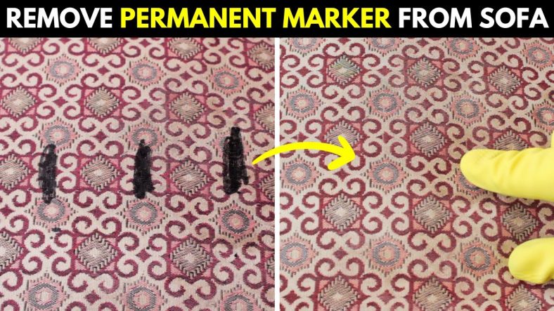 3 Best Ways to Remove Permanent Marker from Sofa