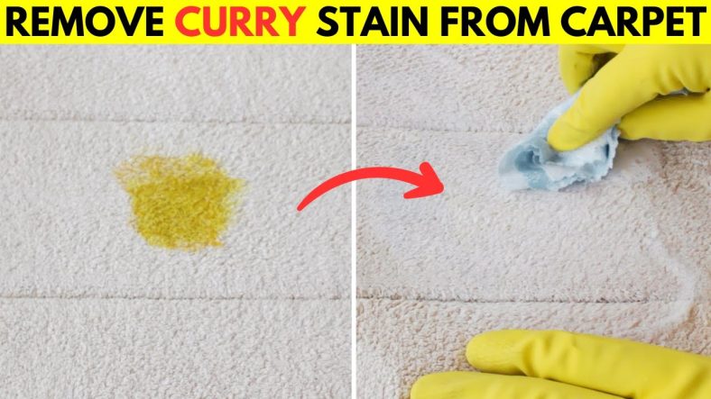 How to Remove Dried Curry Stains from Carpet