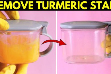 How to Remove Turmeric Stains from Plastic Containers