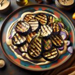 Grilled Eggplant Served with Delicious Tahini Sauce