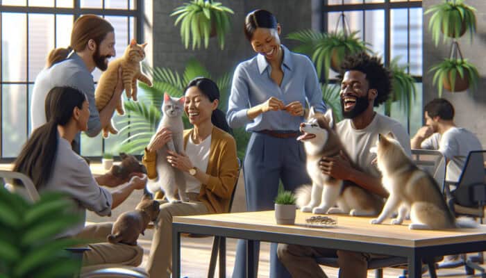 Pets in Workplace Wellness Enhance Employee Health