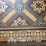 Victorian Tiles Restoration for Worn Minton Floor Revival