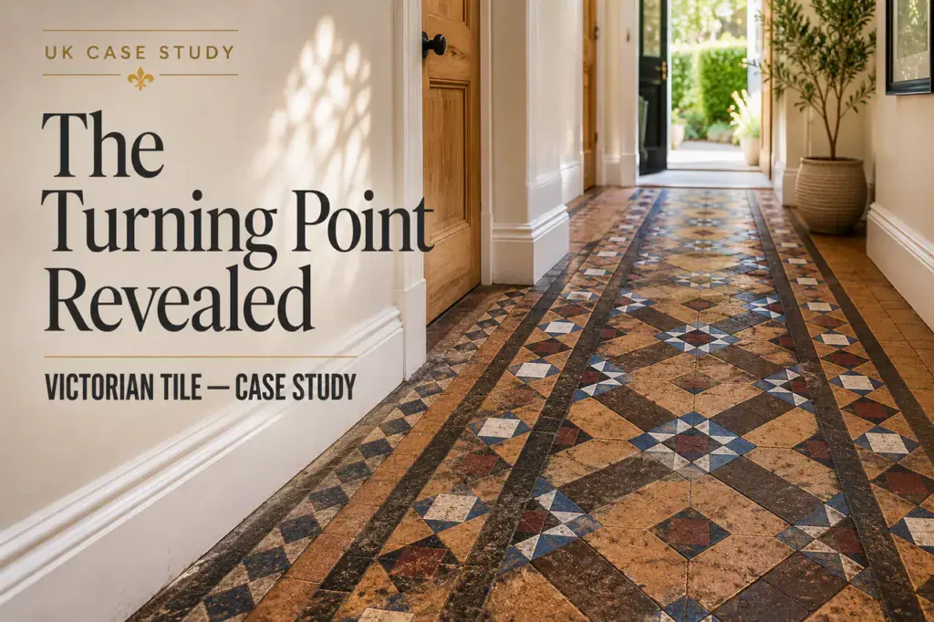 Victorian Tile Floor Restoration After Years of Neglect