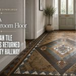 Victorian Tile Colours Showcase in the Trinity Hallway
